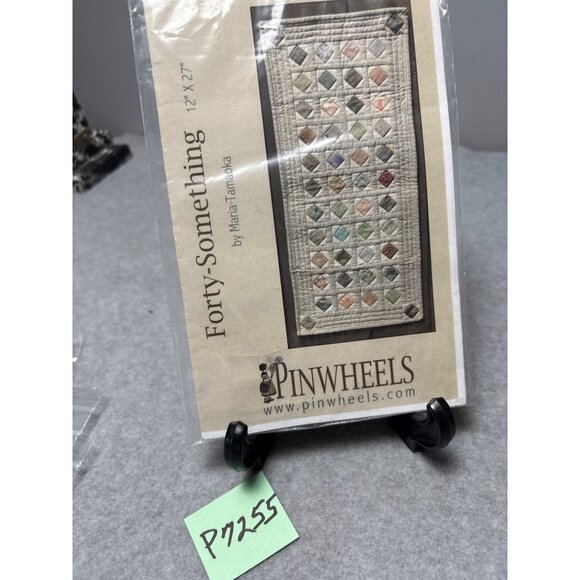 Pinwheels Forty-Something Quilting Pattern by Maria Tanaoka 12" X 27" Table Runn - Picture 6 of 6